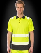 Heren Polo Result Recycled Safety R501X